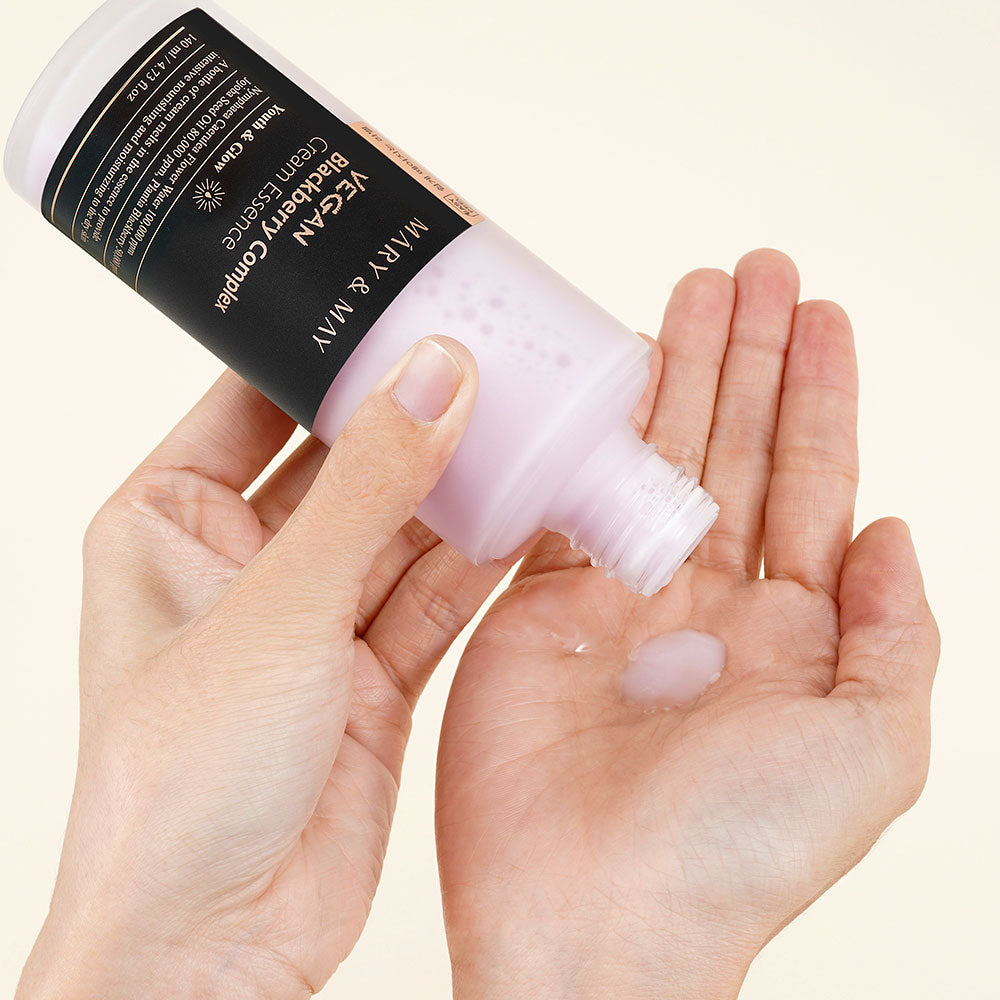 کرم اسنس بلک‌بری Mary & May وگان – آبرسان و تقویت‌کننده پوست - تصویر 3