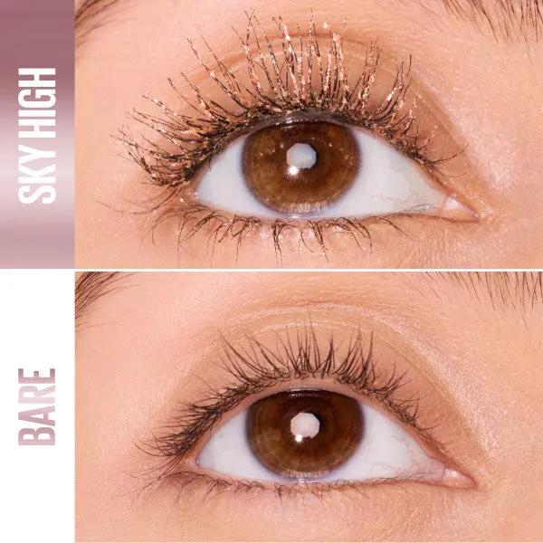 ریمل میبلین Sky High Rose Gold Glitz | بلندکننده با افکت رزگلد براق - تصویر 3