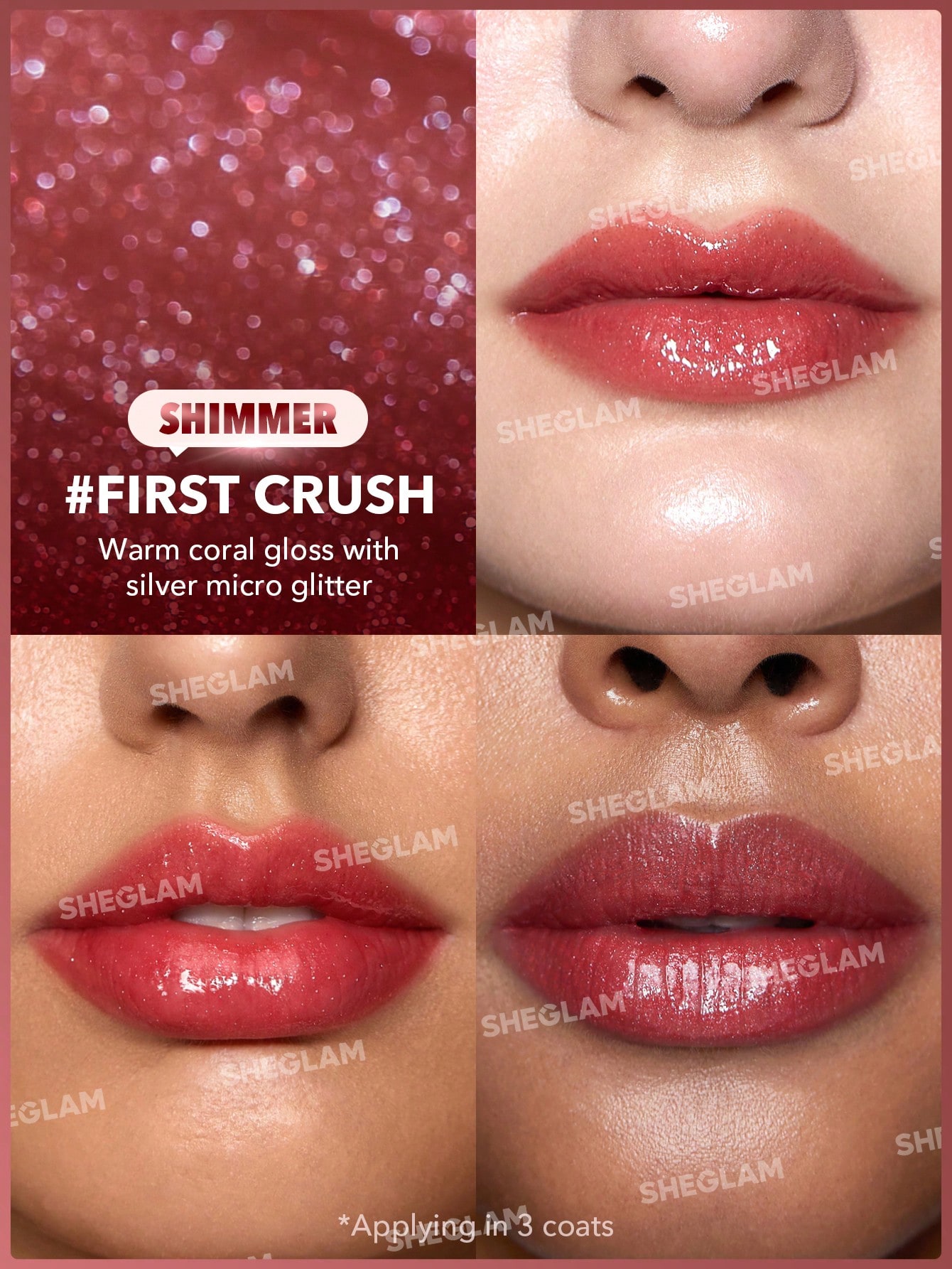 برق لب حجم دهنده SHEGLAM Pout Perfect Plumper | براق و آبرسان - تصویر 2