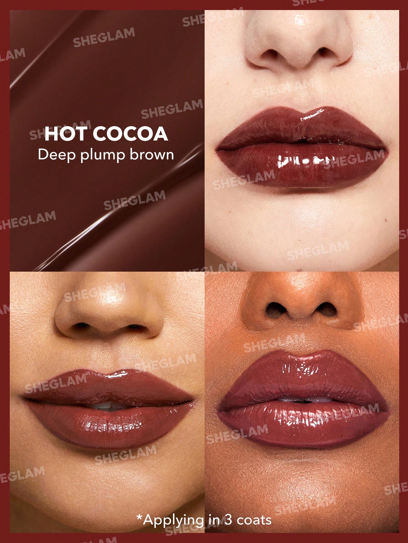 برق لب حجم دهنده SHEGLAM Pout Perfect Plumper | براق و آبرسان - تصویر 6