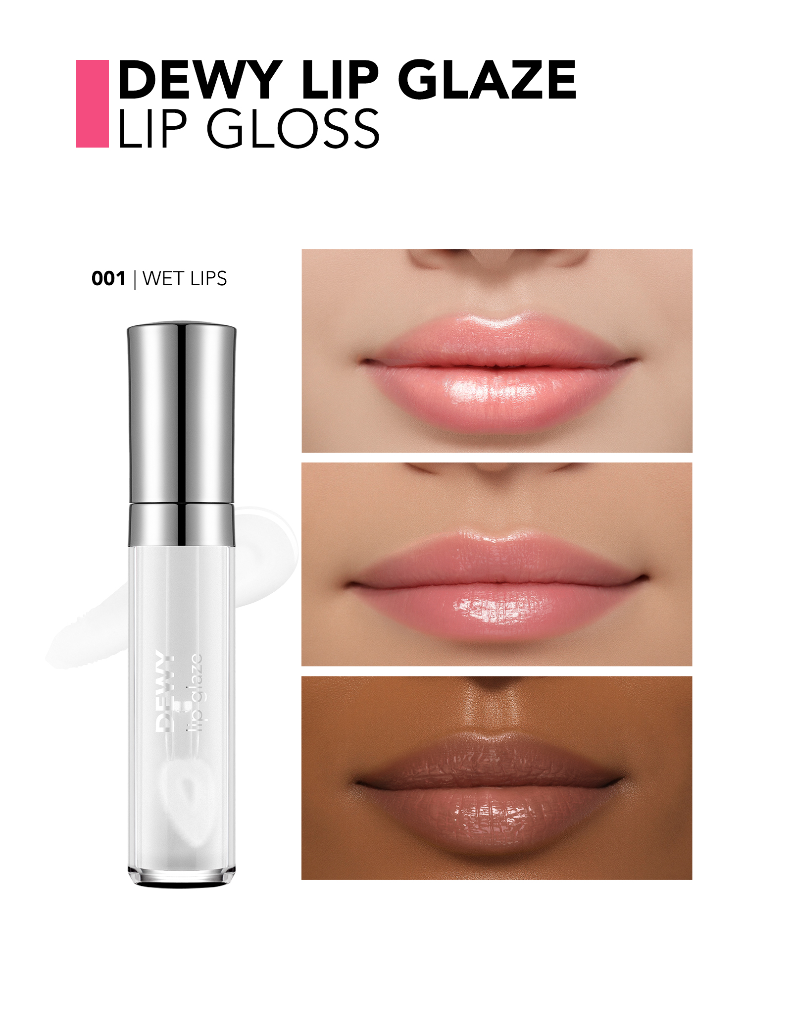 لیپ گلاس فلورمار Dewy Lip Glaze | لب‌های براق و شیشه‌ای - تصویر 2