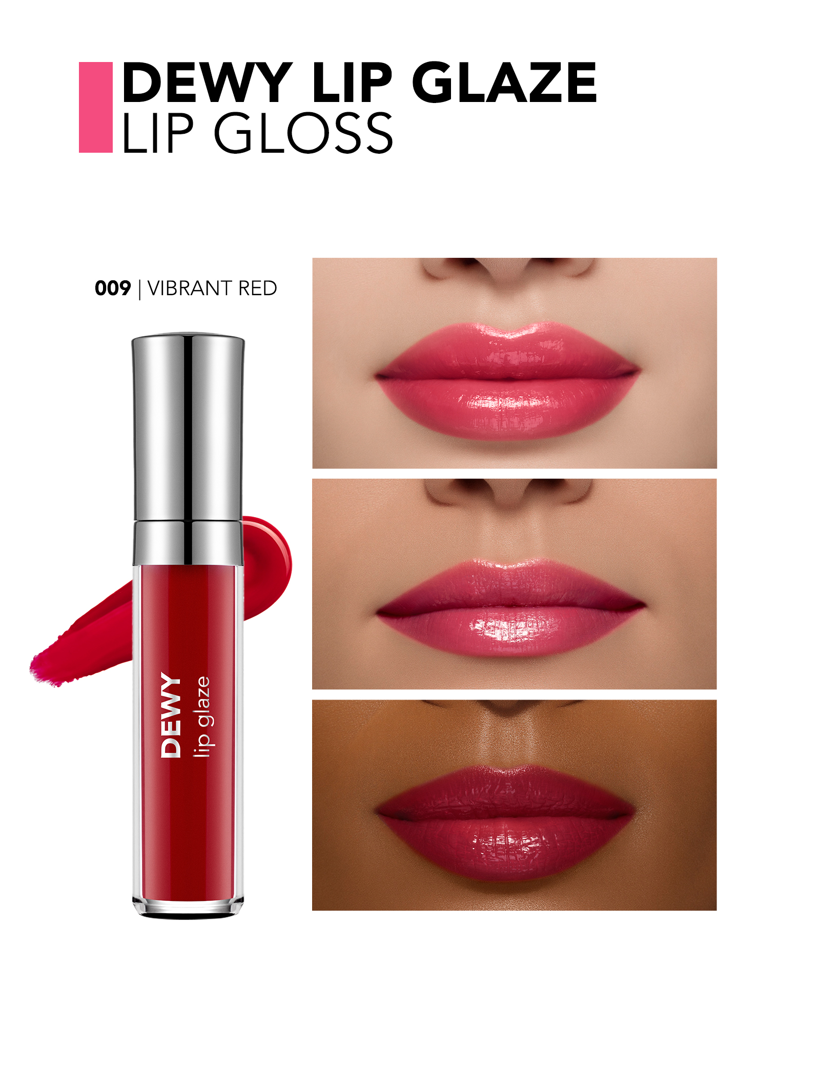 لیپ گلاس فلورمار Dewy Lip Glaze | لب‌های براق و شیشه‌ای - تصویر 8