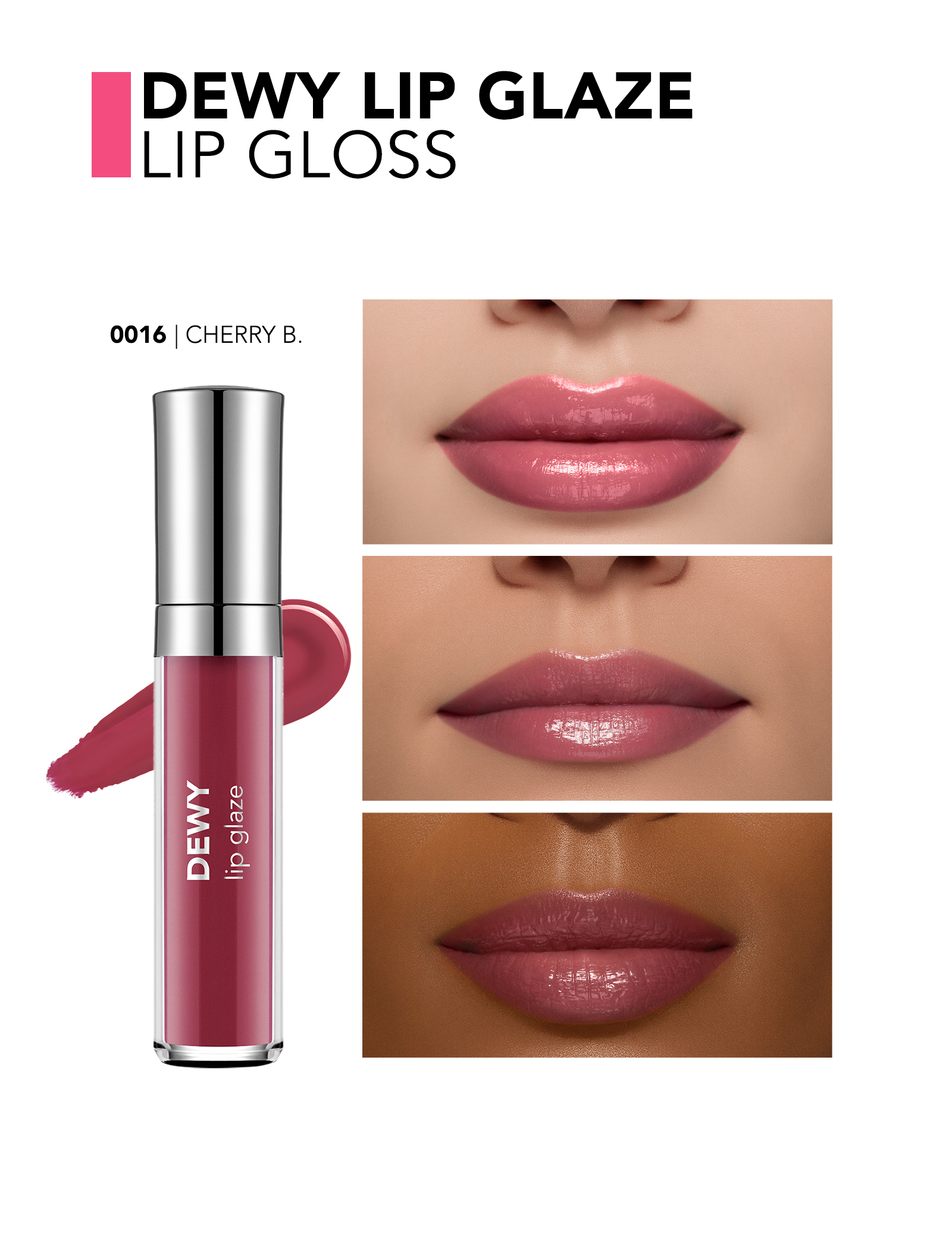 لیپ گلاس فلورمار Dewy Lip Glaze | لب‌های براق و شیشه‌ای - تصویر 12