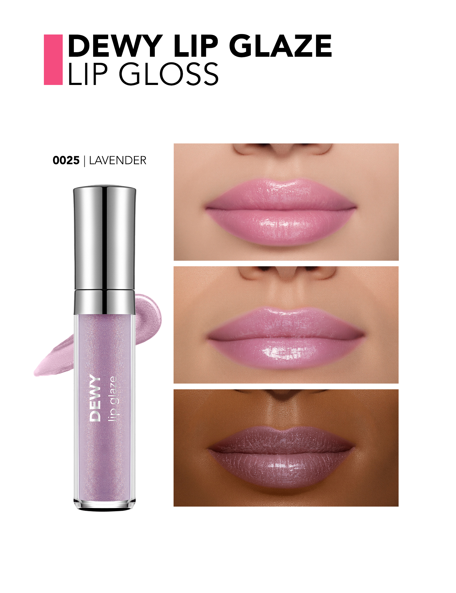 لیپ گلاس فلورمار Dewy Lip Glaze | لب‌های براق و شیشه‌ای - تصویر 22