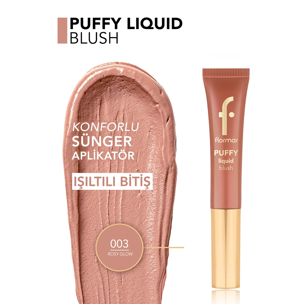 رژگونه مایع فلورمار Puffy Liquid - جلوه طبیعی و شاداب گونه‌ها - تصویر 2