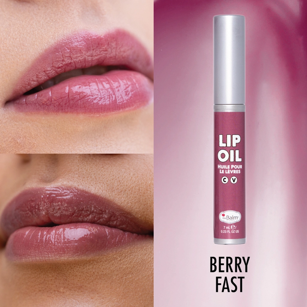 روغن لب theBalm Lip Oil - درخشش شیشه‌ای و آبرسانی لب‌ها - تصویر 2