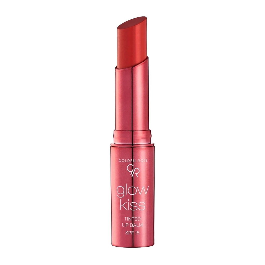 بالم لب رنگی گلدن رز Glow Kiss - آبرسان و نرم‌کننده لب - تصویر 9