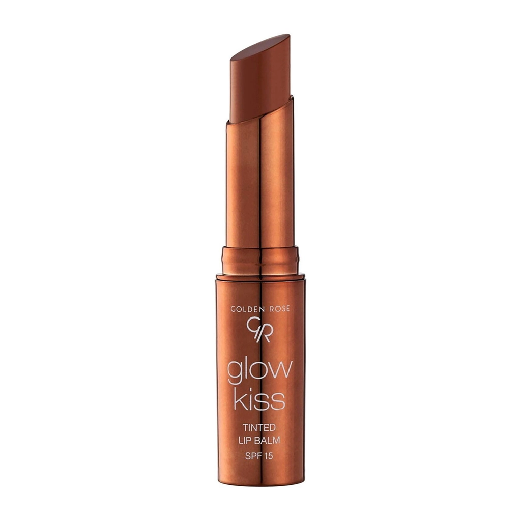 بالم لب رنگی گلدن رز Glow Kiss - آبرسان و نرم‌کننده لب - تصویر 13