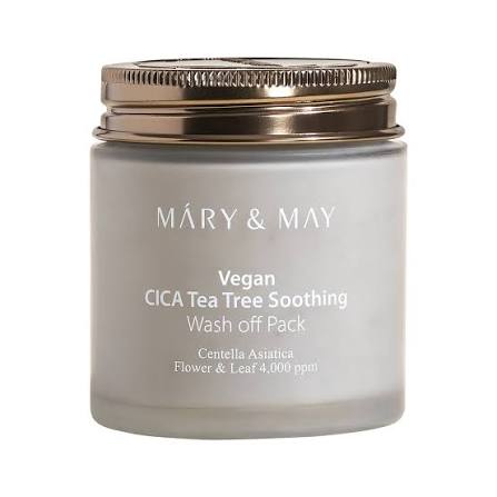 ماسک خاک رس Mary & May ۱۲۵ گرم - سیکا و روغن درخت چای