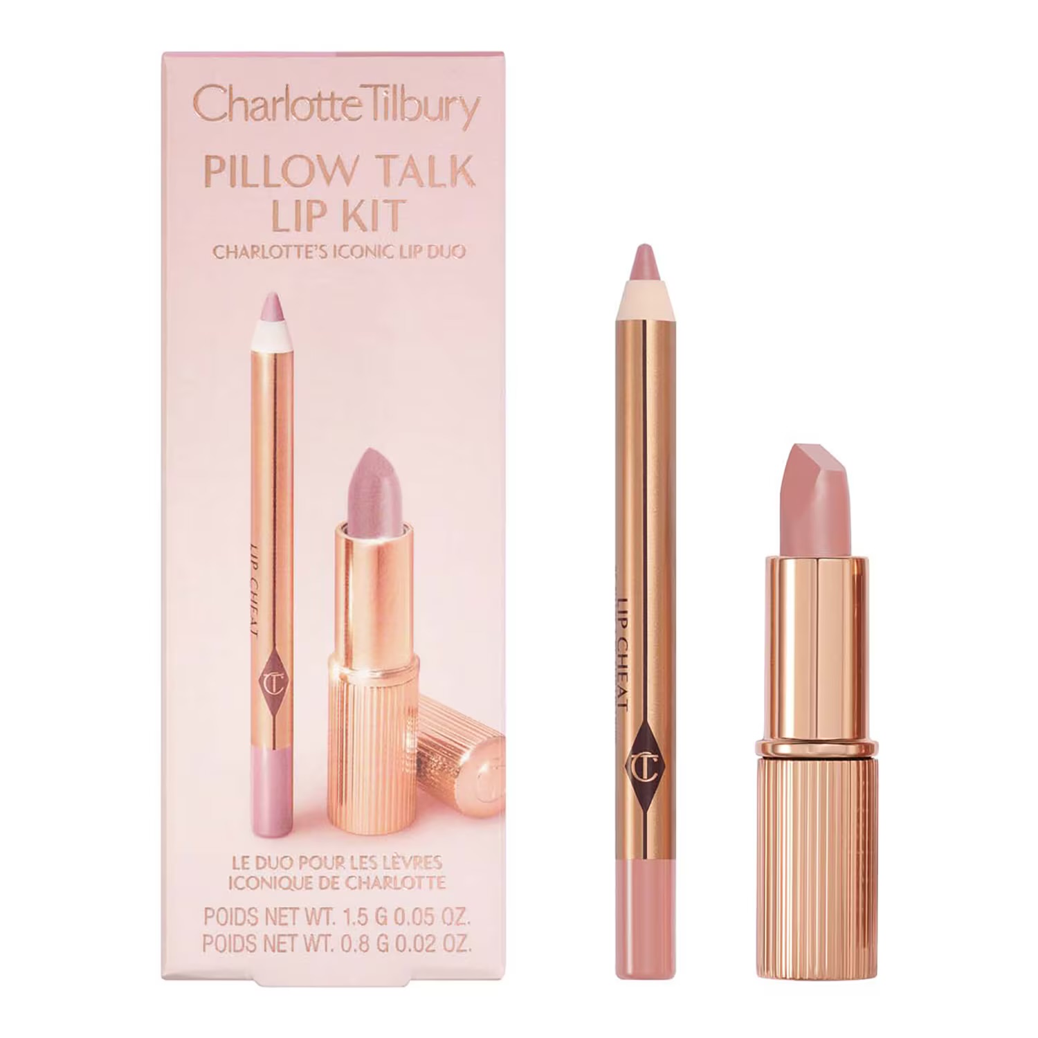 ست رژ لب و خط لب شارلوت تیلبری Pillow Talk Duo Set