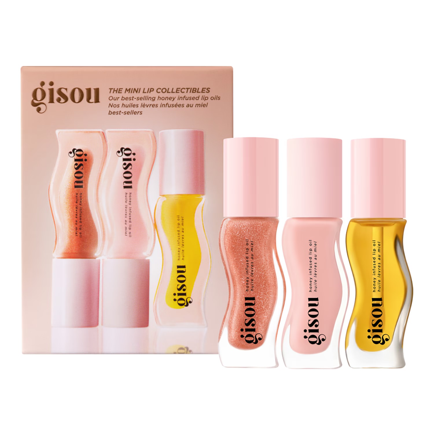 ست مینی روغن لب Gisou The Mini Lip Collectibles | ۳ رنگ پرفروش
