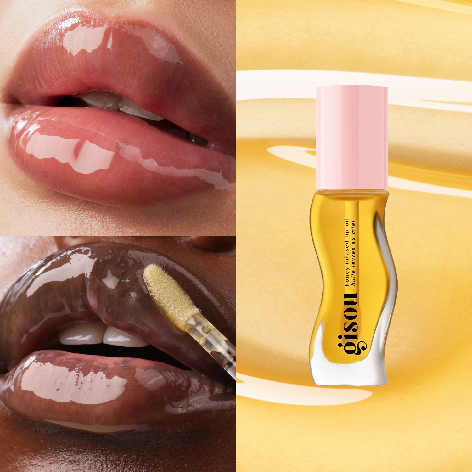 ست مینی روغن لب Gisou The Mini Lip Collectibles | ۳ رنگ پرفروش - تصویر 5