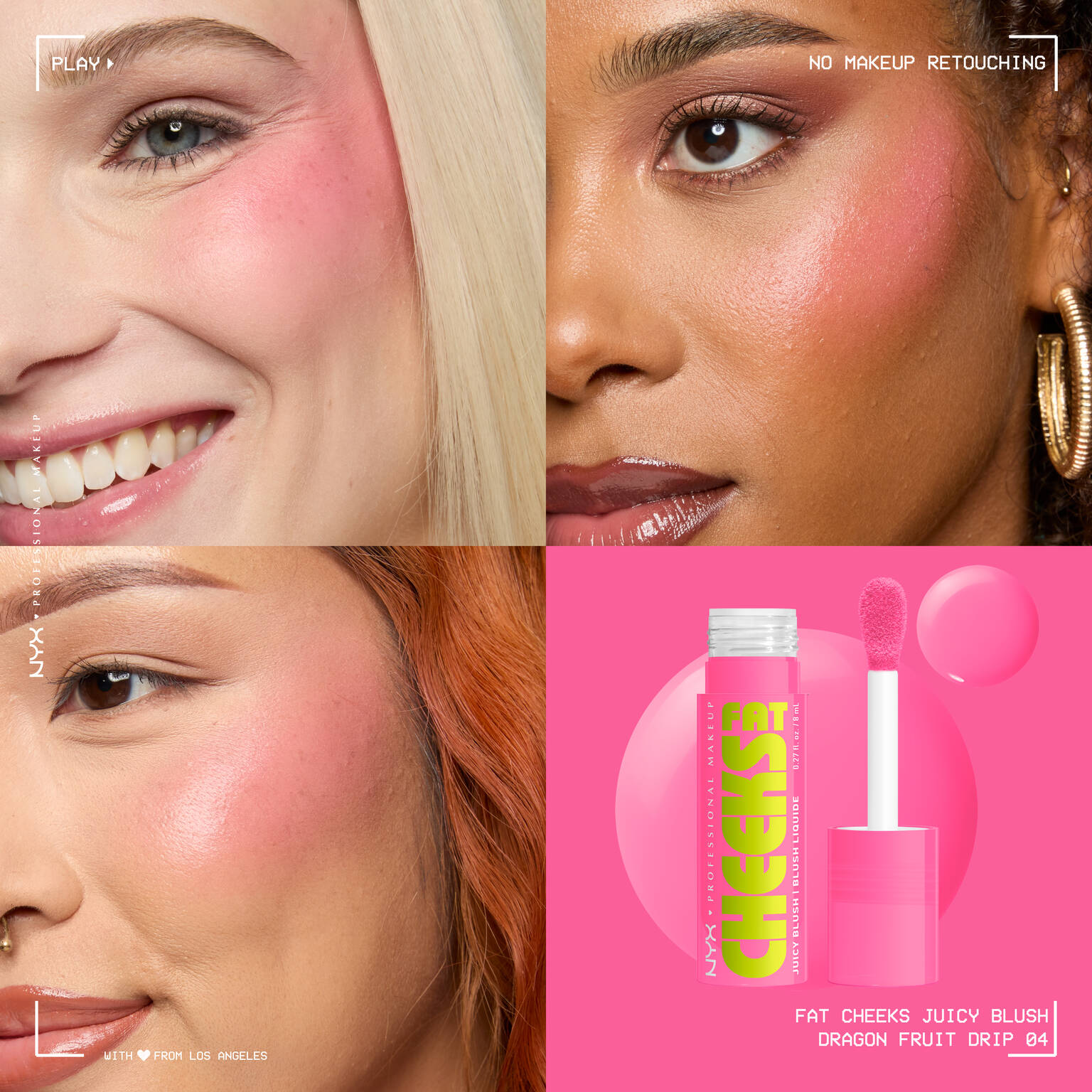 رژگونه مایع NYX Fat Cheeks - تصویر 6