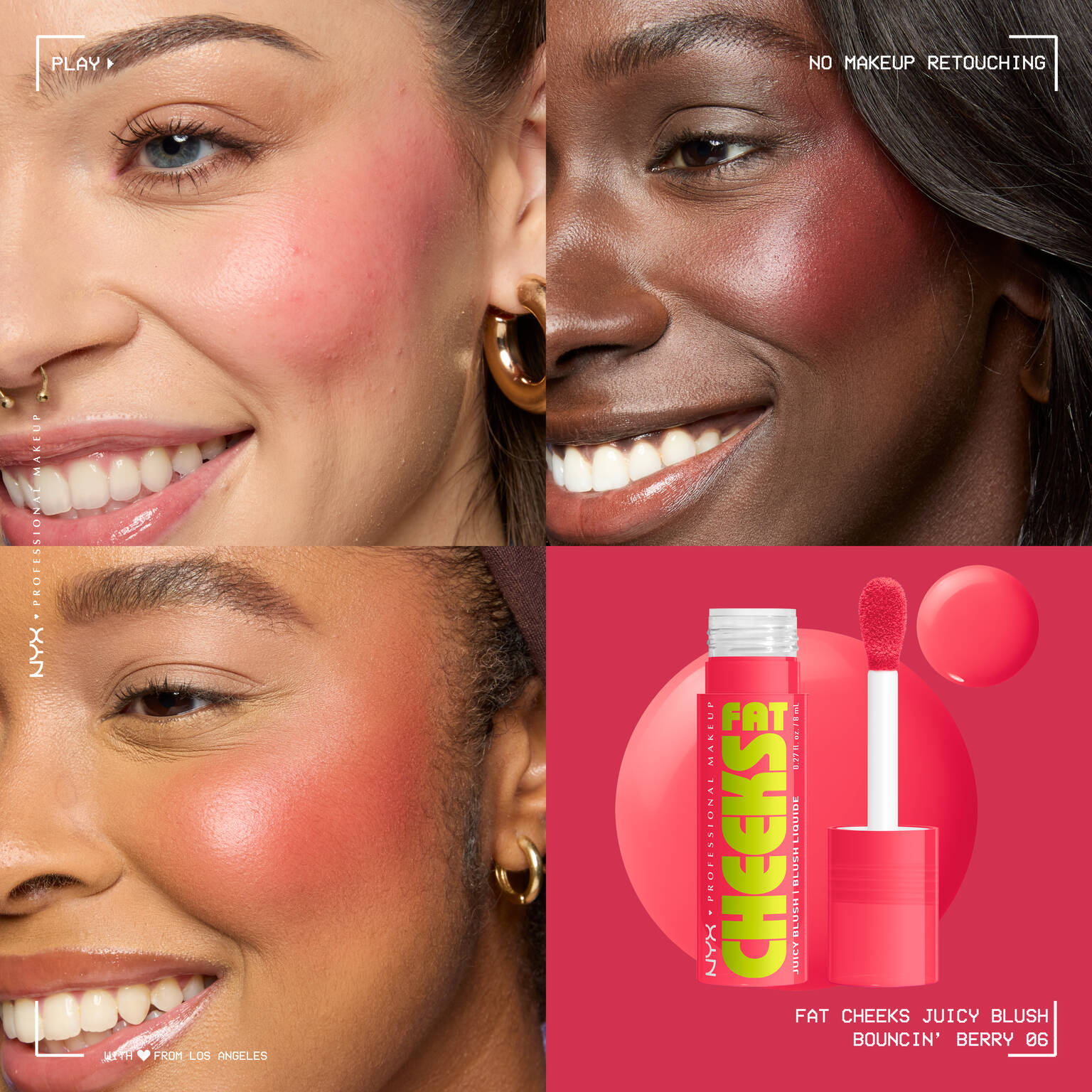 رژگونه مایع NYX Fat Cheeks - تصویر 9