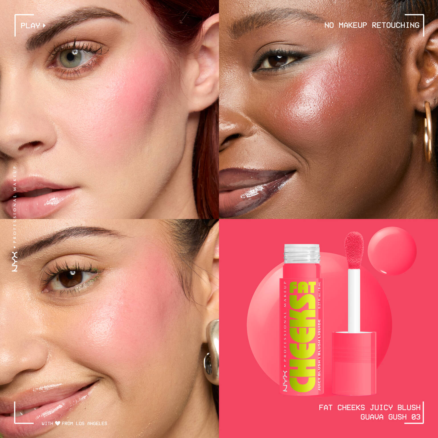 رژگونه مایع NYX Fat Cheeks - تصویر 12