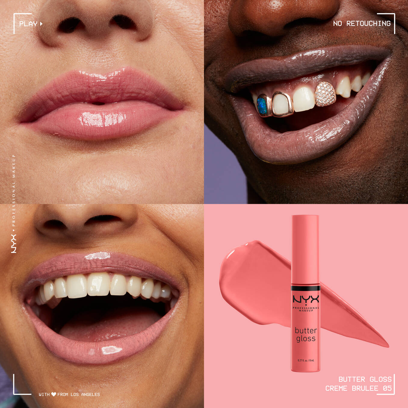برق لب NYX Butter Gloss Bling - تصویر 4
