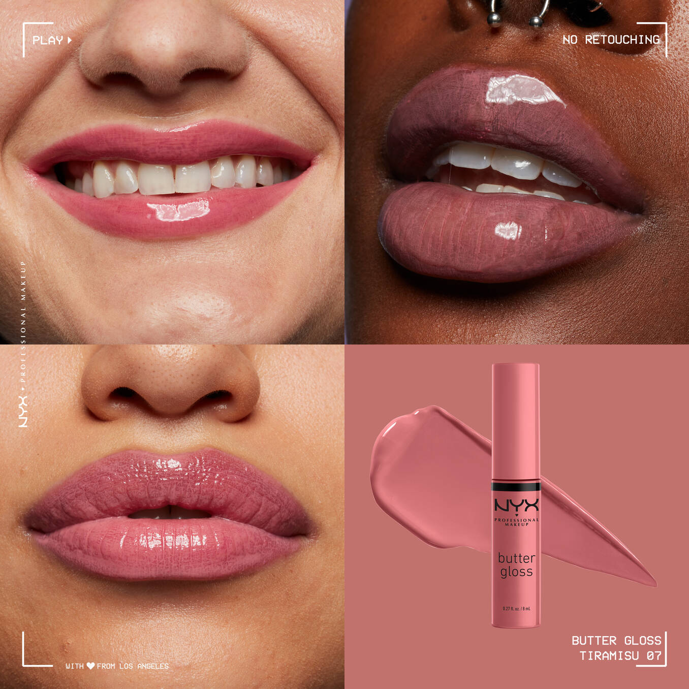 برق لب NYX Butter Gloss Bling - تصویر 10