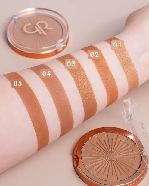 برنزر پودری گلدن رز Sun Bright Bronzer - تصویر 6