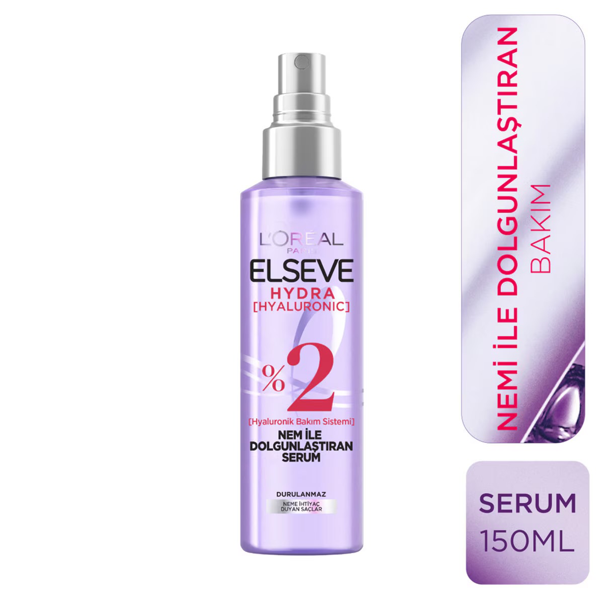 سرم آبرسان مو لورآل پاریس Elseve Hydra Hyaluronic 150 میلیلیتر