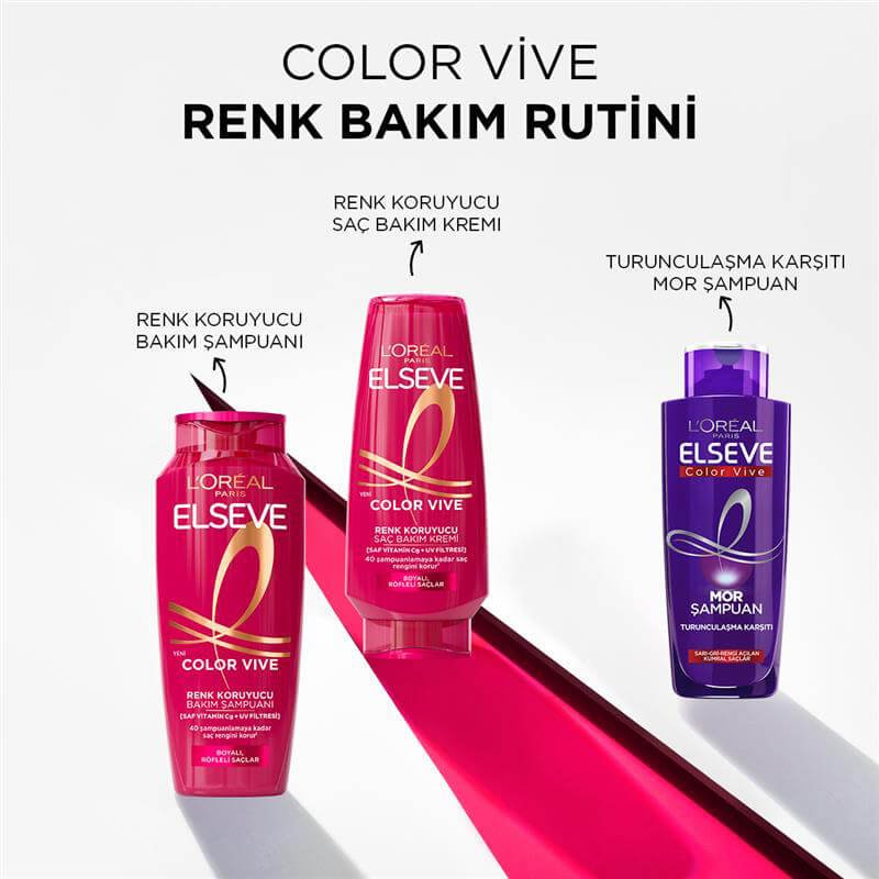 نرم کننده مو لورآل Elseve Color Vive محافظ رنگ 250ml - تصویر 3
