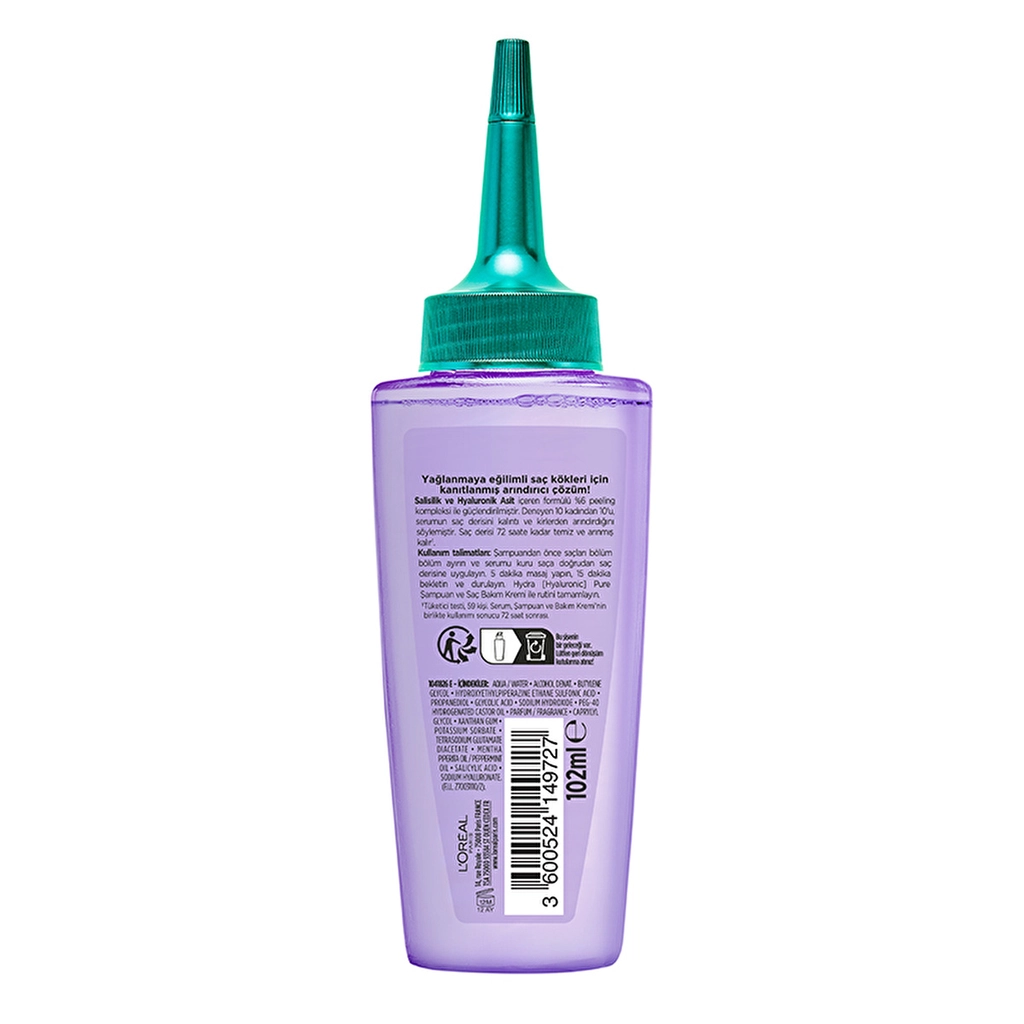 سرم پوست سر لورآل Elseve Hydra Hyaluronic ضد چربی 102ml - تصویر 2
